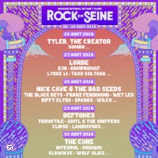 Rock en Seine - Forfait 4 Jours : Jeudi, Vendredi, Samedi & Dimanche